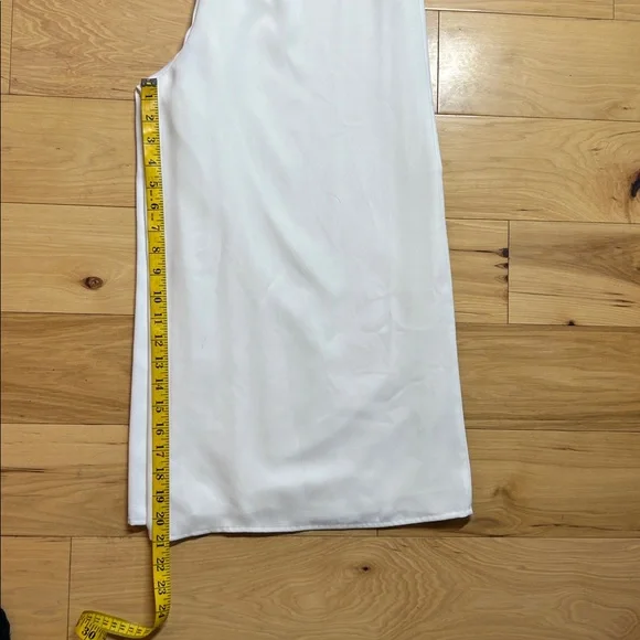 Amanda Uprichard Cream Tie-Front Wide Legged Jumpsuit | Size Medium - Picture 6 of 12